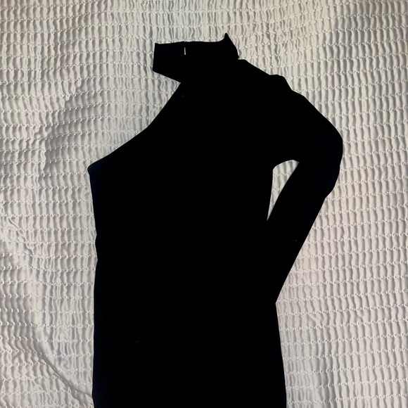 Motel Rocks Black One-Shoulder Dress - Picture 3 of 5